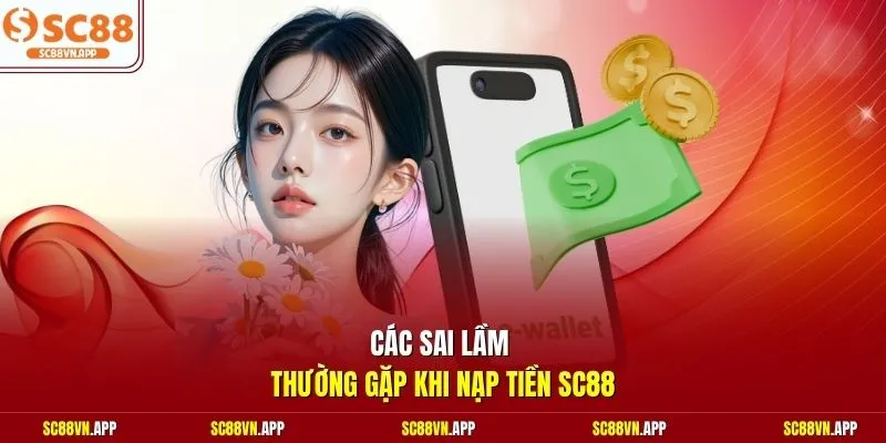 Các sai lầm thường gặp khi nạp tiền SC88