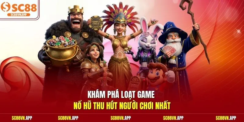Khám phá loạt game nổ hũ thu hút người chơi nhất 
