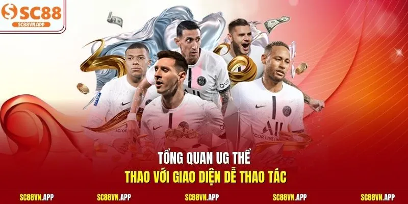 Tổng quan UG thể thao với giao diện dễ thao tác